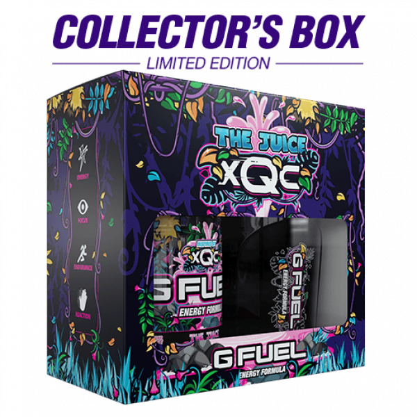 G FUEL Collector's Box - The Juice Blacked Out (xQc) 