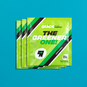 GUICE Real Energy - The Greener One (Zelené jablko) 3x 10g balení