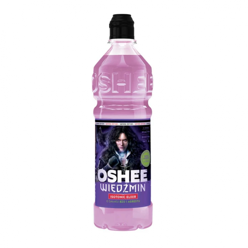 OSHEE Witcher vitamínová voda angrešt a šeřík 750ml