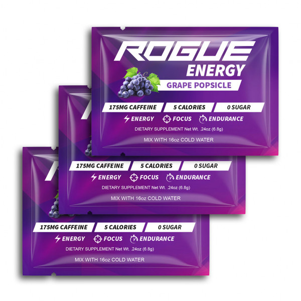 Po expiraci Rogue Energy - Grape Popsicle 3 x 8g balení