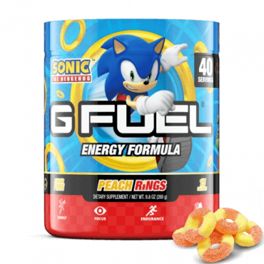 G FUEL Sonic's Peach Rings (broskvové bombóny)