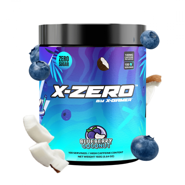 X-Gamer - X-Zero Blueberry Coconut (borůvka, kokos)