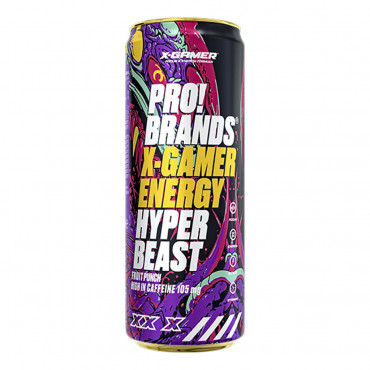 PRO!BRANDS X-Gamer Energy Hyper Beast Fruit punch 330ml